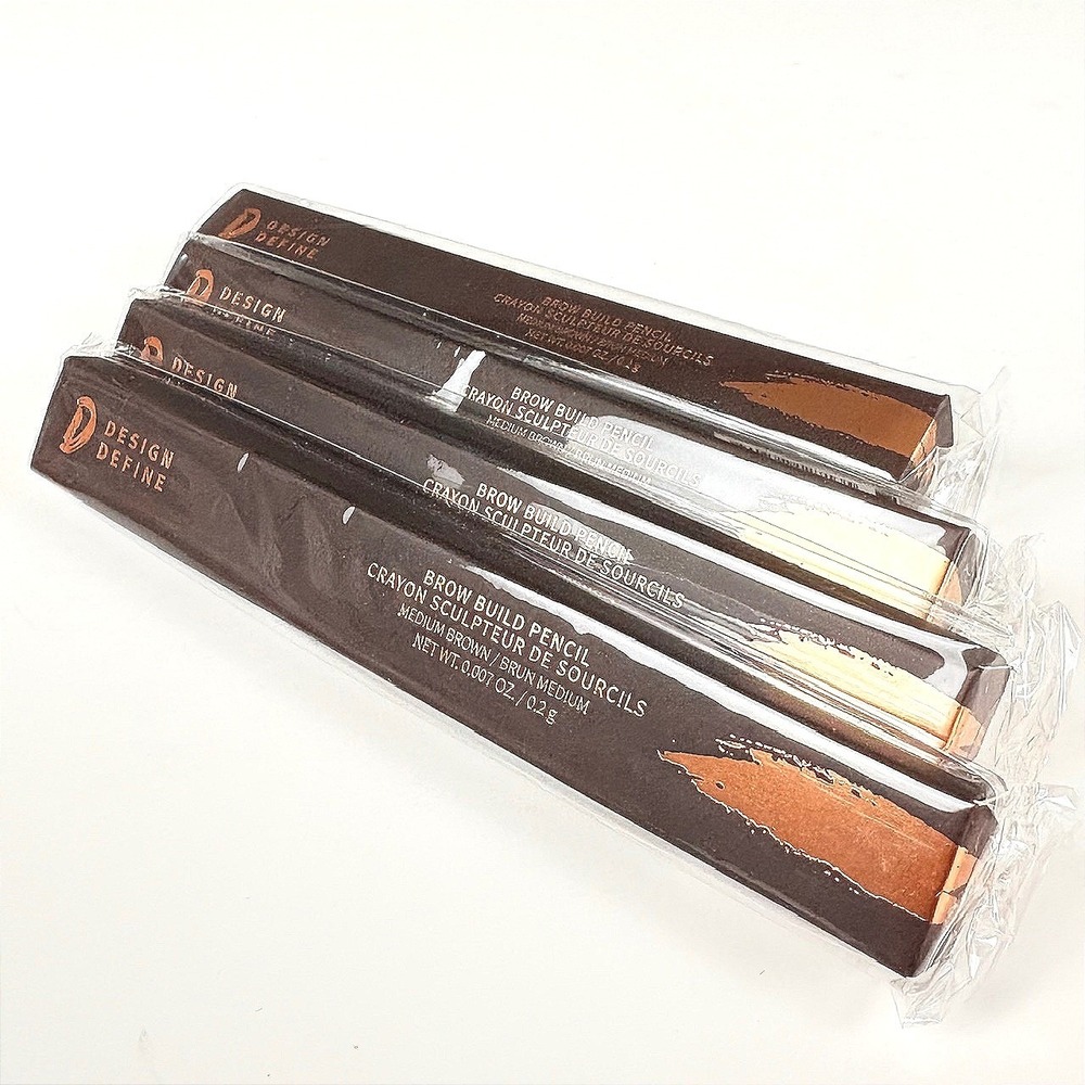 Design Define Brow Build‎ Pencil Medium Brown Waterproof Long Lasting Full Size